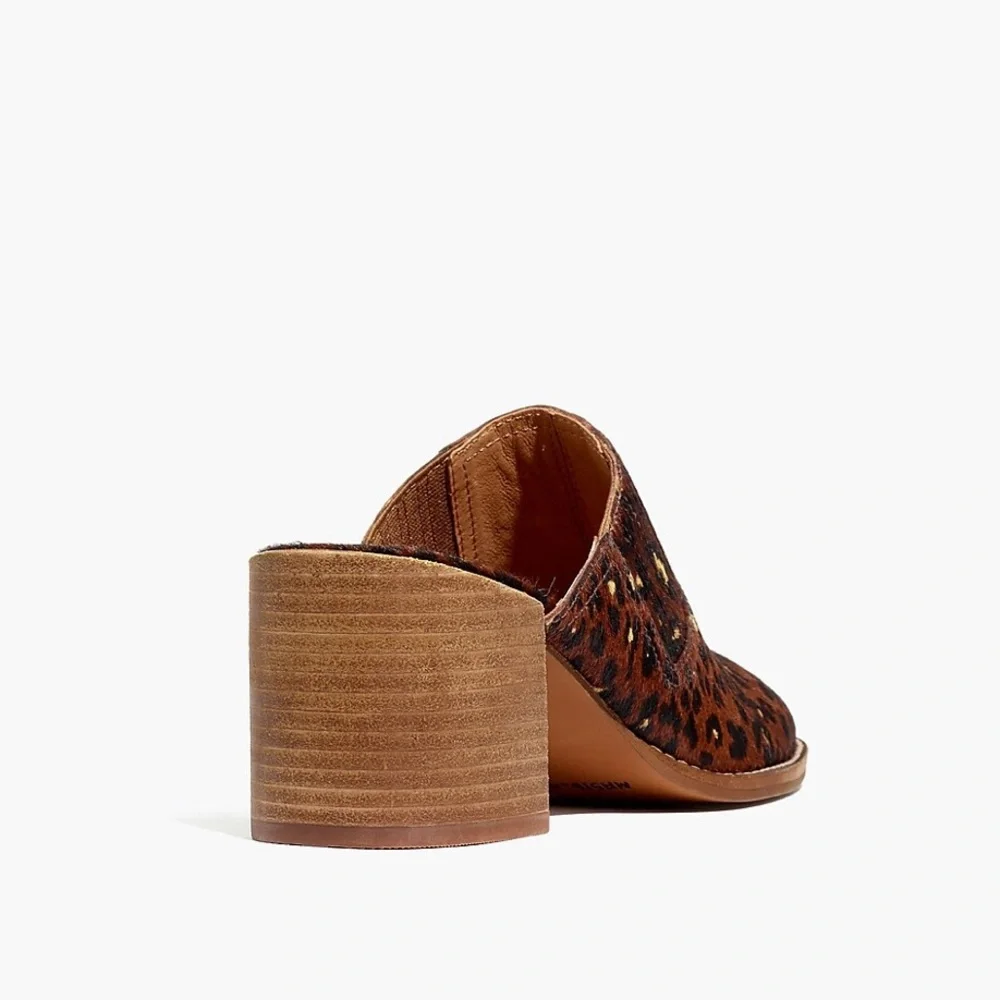 Madewell Leopard Print Mules - Picture 3 of 4